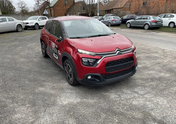 Citroen C3 cena 27500 przebieg: 4700, rok produkcji 2022 z Krotoszyn małe 379